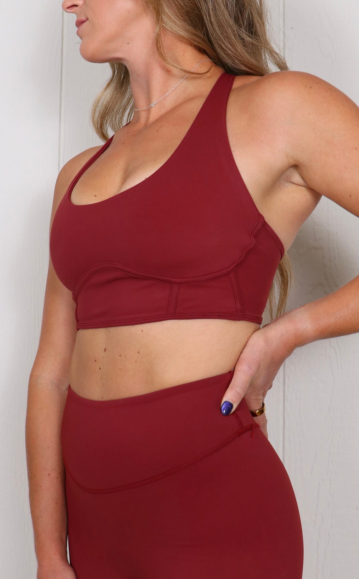 Corset Tank Sports Bra - Spice
