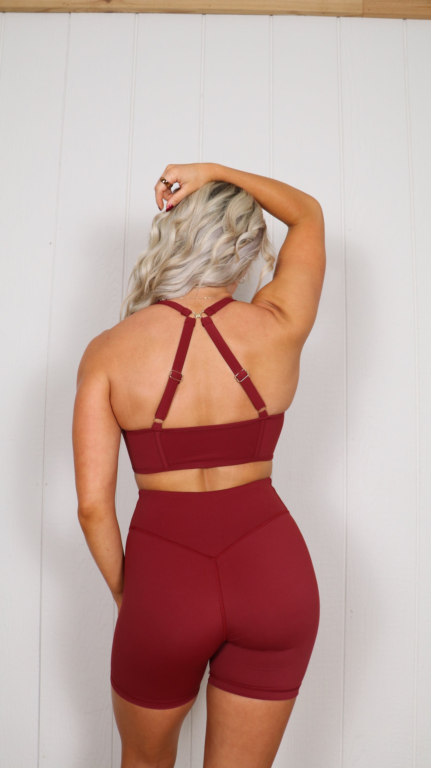 Corset Tank Sports Bra - Spice