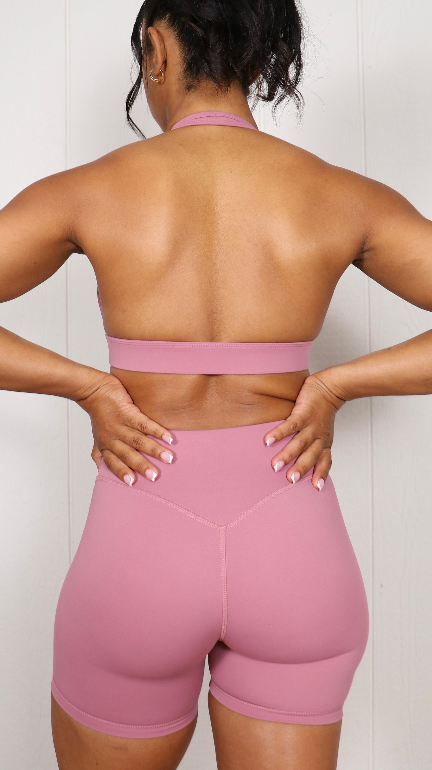 Halter Sports Bra - Sweater