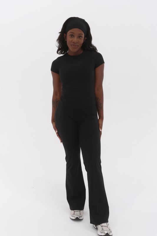 Cloud Comfort Hip Length Tee Short Sleeve