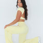 Cloud Comfort Open Back Crop Top