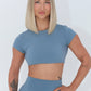 Cloud Comfort Open Back Crop Top