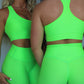 OG Racerback Sports Bra - Sour Candy