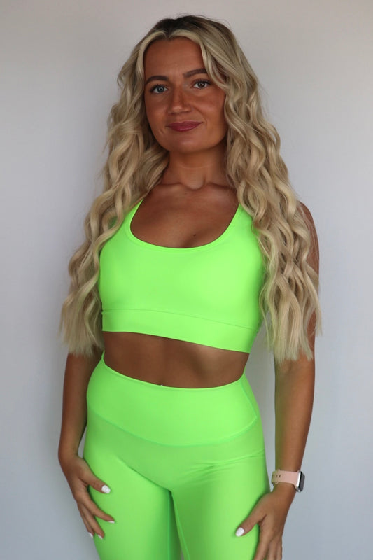 OG Racerback Sports Bra - Sour Candy