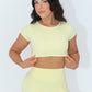 Cloud Comfort Open Back Crop Top