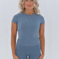 Cloud Comfort Hip Length Tee Short Sleeve