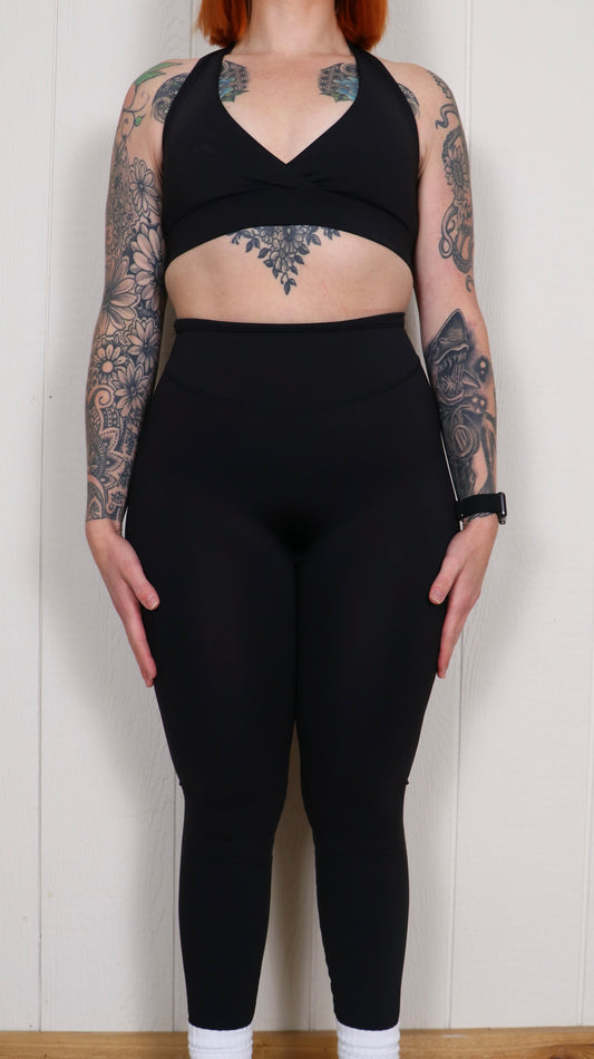 Velocity High Waisted Legging - Midnight