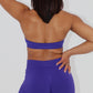 Seamless Sculpt Halter Sports Bra
